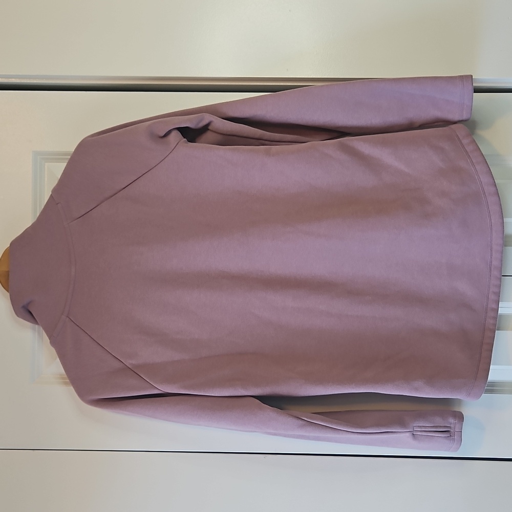 ATHLETA Cozy Karma Asym Pullover DOGWOOD Mauve Sweatshirt XS - Picture 6 of 6